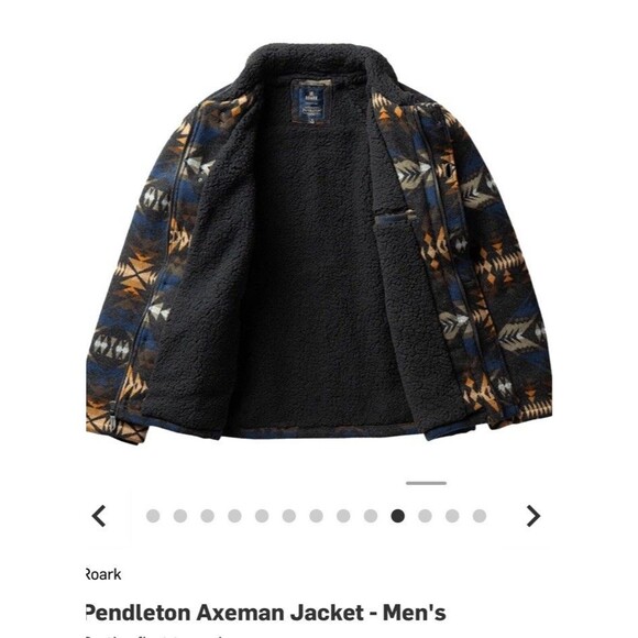 NWT $450 Roark x Pendleton Axeman Southwest Aztec Wool Jacket Coat mens L - Picture 6 of 16